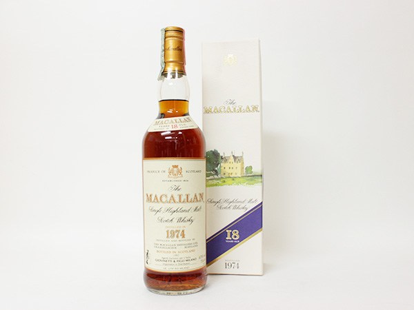 購入新商品 マッカラン18年　空瓶　1971年蒸留　旧瓶 ウイスキー