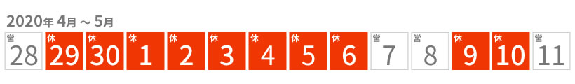 GW休暇
