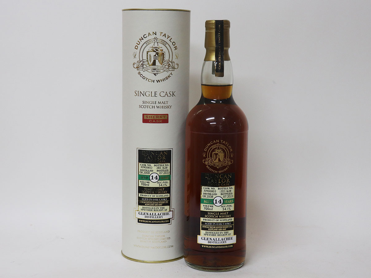「ダンカンテイラー シングルカスク - グレンアラヒー 14年 2008-2023 シェリーカスク」を買取致しました！