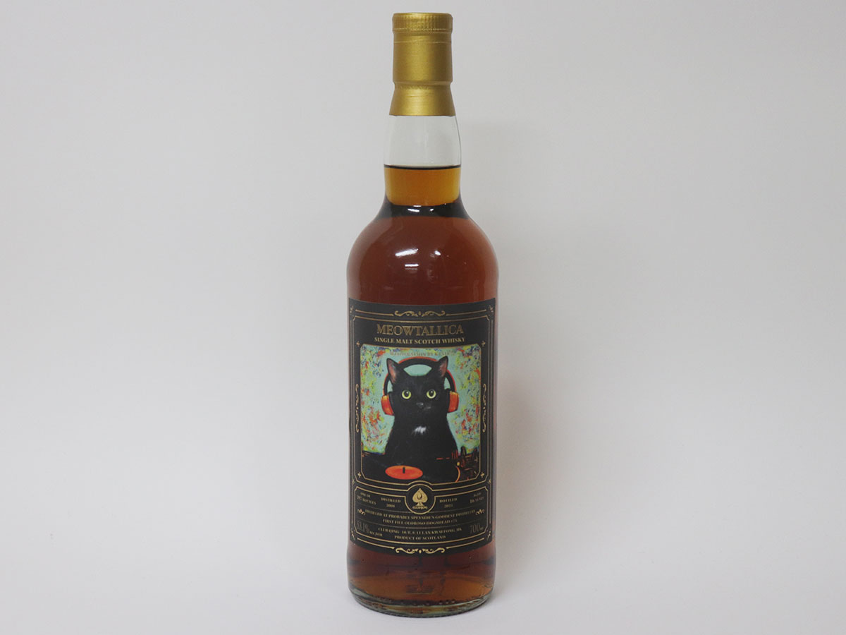 「CLUB QING シークレット スペイサイド 16年 Meowtallica #3」を高価買取！現在の買取相場と価値を査定士が解説